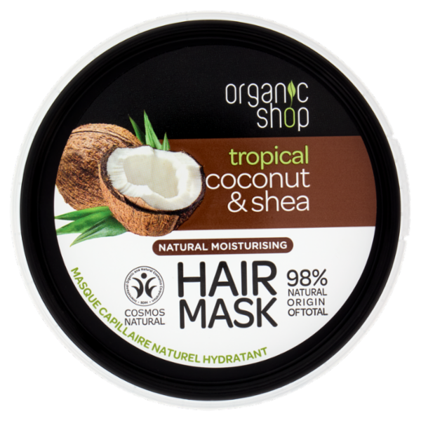 organic shop tropical coconut & shea Hair Mask 250 ml