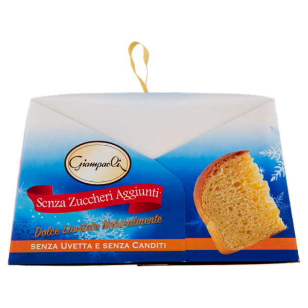 Giampaoli Senza Zuccheri Aggiunti* Dolce Lievitato Naturalmente Senza Uvetta e Senza Canditi 600 g