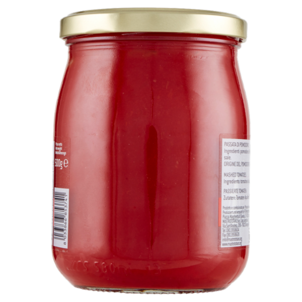Mastrototaro food la Casereccia di Puglia Passata di Pomodoro 500 g