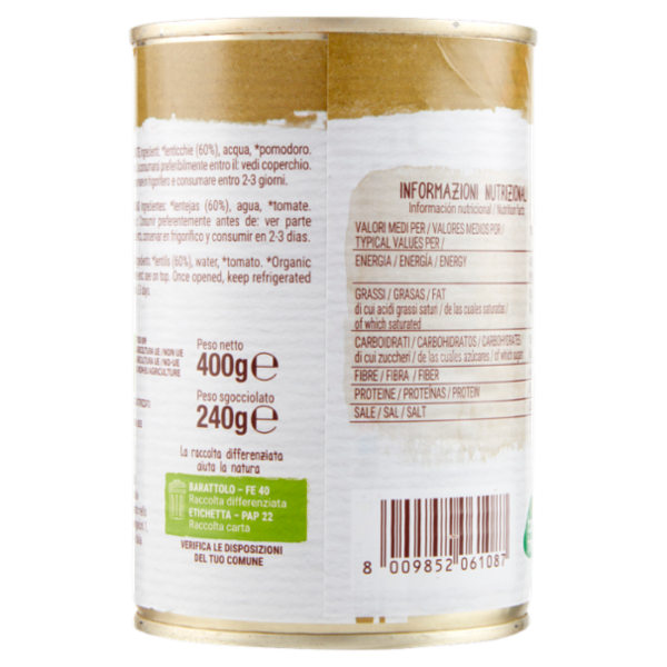 Vital nature Bio Lenticchie 400 g