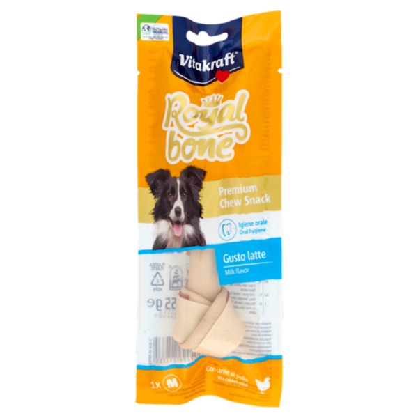 Vitakraft Royal bone Gusto latte M 1 Pezzo 55 g