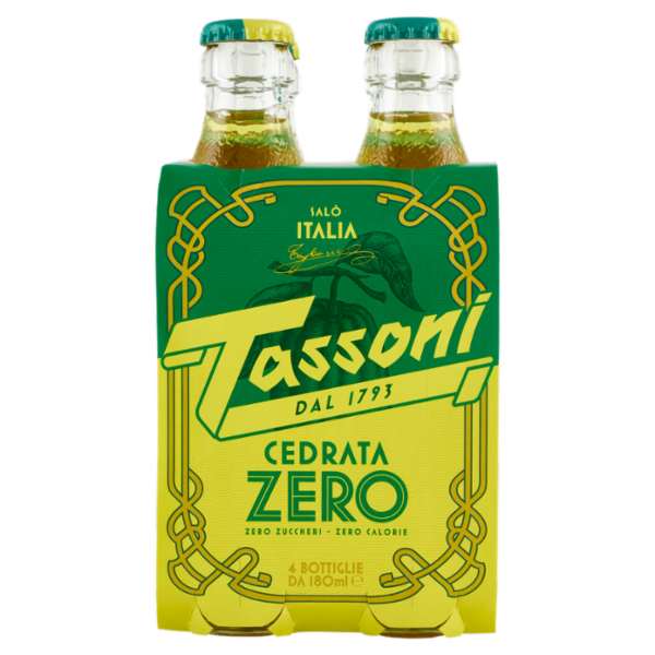 Tassoni Cedrata Zero 4 x 180 ml