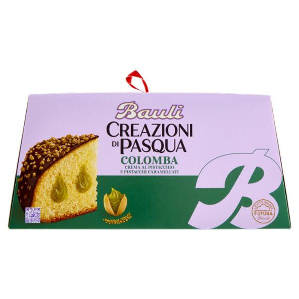 Bauli Creazioni di Pasqua Colomba Crema al Pistacchio e Pistacchi Caramellati 750 g