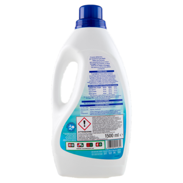Selex Casa Bella Detersivo per Lavatrice Liquido Classico 30 Lavaggi 1,5 L