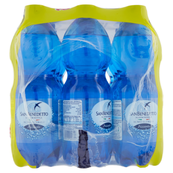 Acqua Minerale San Benedetto dal Parco della Majella Frizzante 0,5L F12 Valigetta Scorta