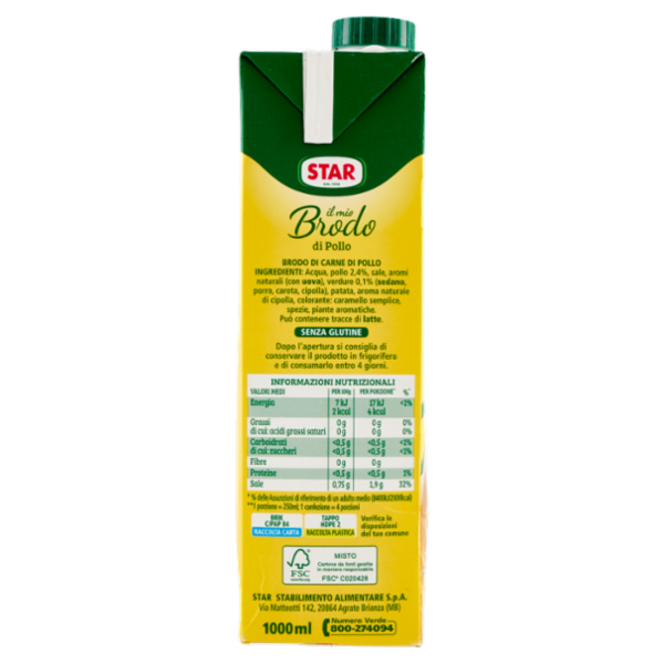 Star il mio Brodo di Pollo 1000 ml