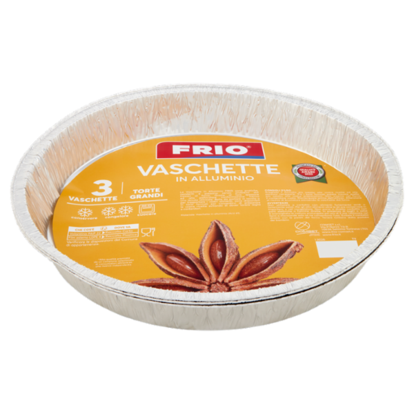 Frio Vaschette in Alluminio Torte Grandi 3 pz