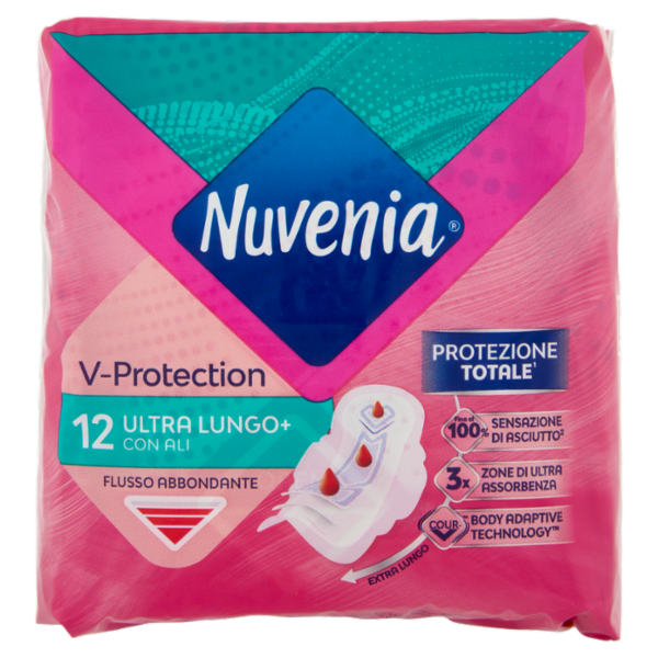 Nuvenia V-Protection Ultra Lungo+ con Ali 12 pz