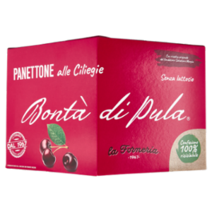 La Forneria Bontà Di Pula Panettone Alle Ciliegie Senza Lattosio 750 g