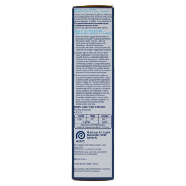 Veet Men Crema Depilatoria Ascelle, Pelli Sensibili, 100 ml