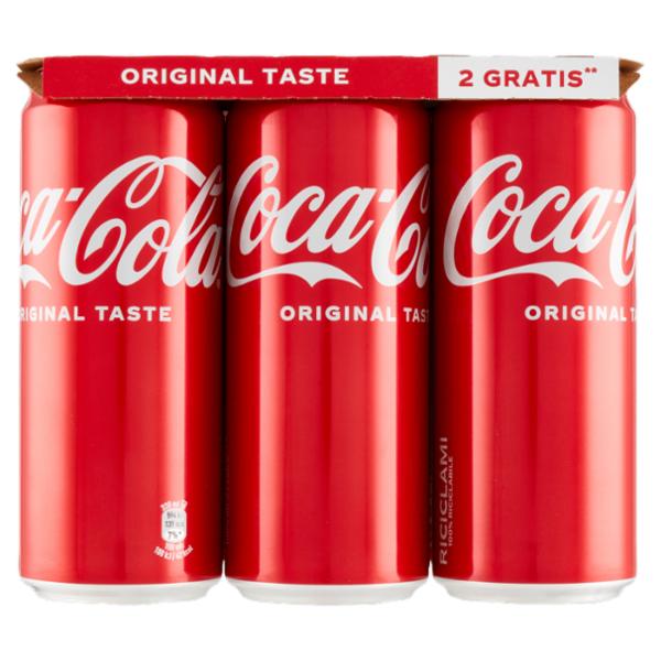 COCA-COLA Original Taste Can (4+2) x 330 ml