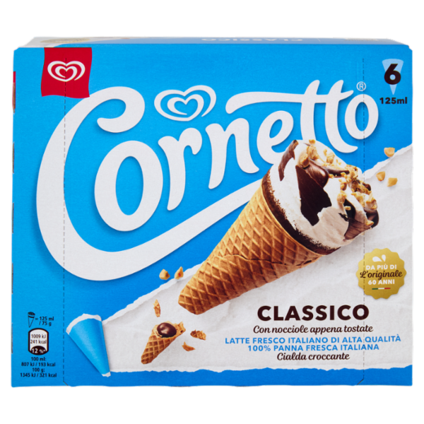 Cornetto Classico 6 x 75 g