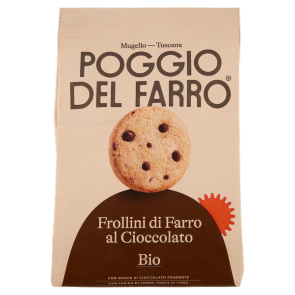 Poggio del Farro Frollini di Farro al Cioccolato Bio 250 g