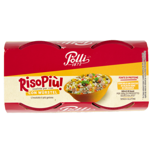 Polli Riso Più! insalata per riso con Würstel 2 x 300 g