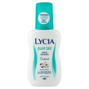 Lycia Pure Talc Deodorante Vapo Fiori Di Cotone 75 Ml