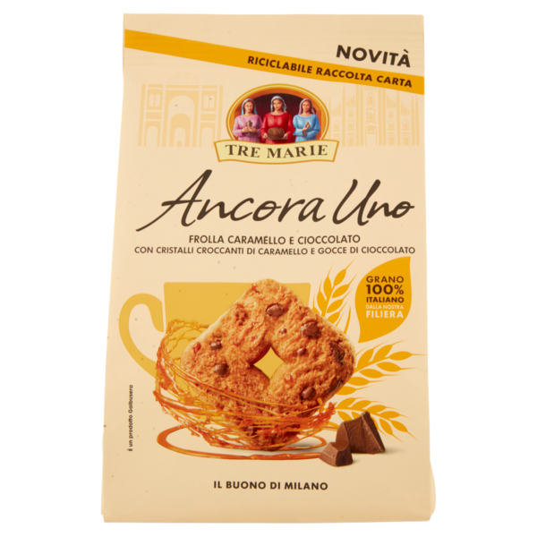 Tre Marie Ancora Uno Frolla Caramello e Cioccolato 300 g