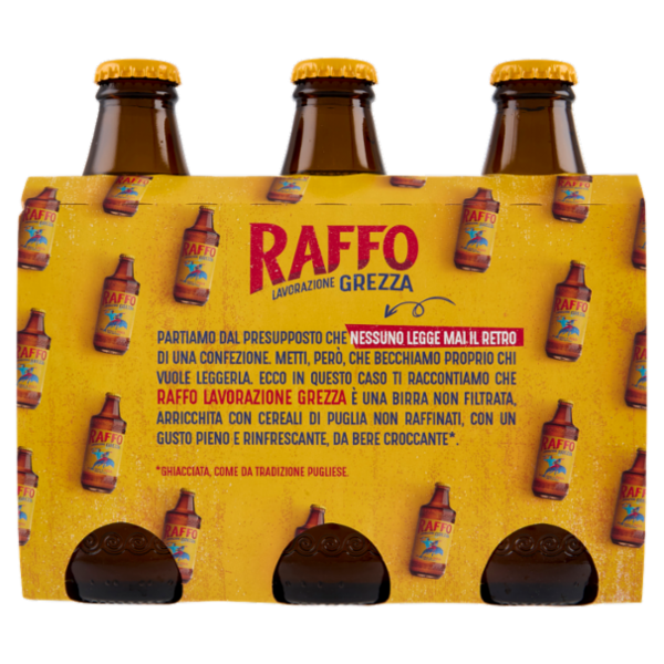 Raffo Lavorazione Grezza Birra 3 x 33 cl
