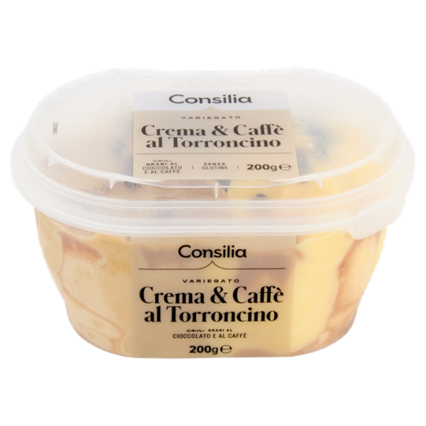 Consilia Gelato Crema e Caffè al Torroncino 200 g