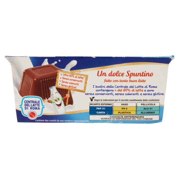 Centrale del Latte di Roma Budino al Cioccolato 2 x 100 g