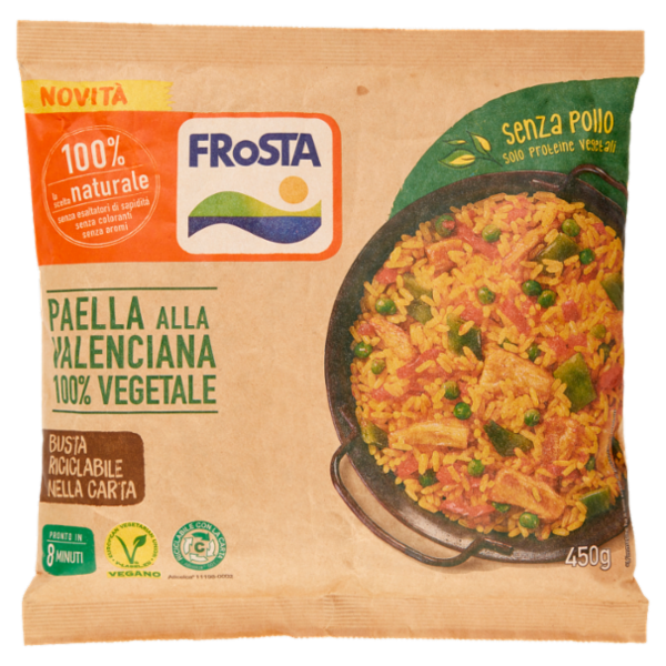 Frosta Paella alla Valenciana 100% Vegetale 450 g