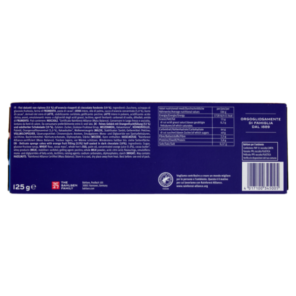 Bahlsen Messino Fondente 125 g