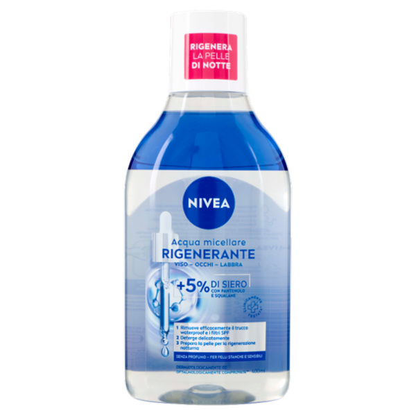 Nivea Acqua micellare Rigenerante per Pelli Stanche e Sensibili 400 ml