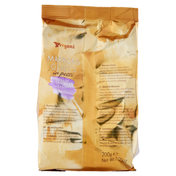 Vergani Marrons Glacés in pezzi 200 g
