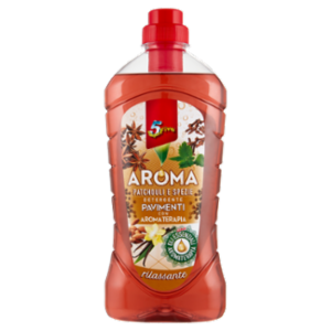 Super5 Aroma Patchouli e Spezie Detergente Pavimenti Con Aromaterapia 1000 ML