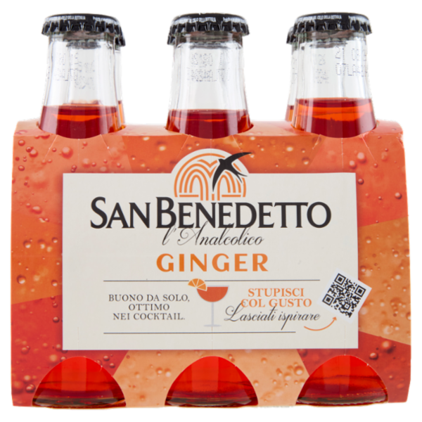 San Benedetto l'Analcolico Ginger 6 x 10 cl