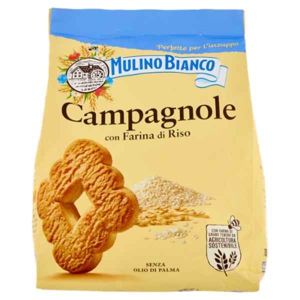 Mulino Bianco Campagnole Biscotti con Farina di Riso 700g