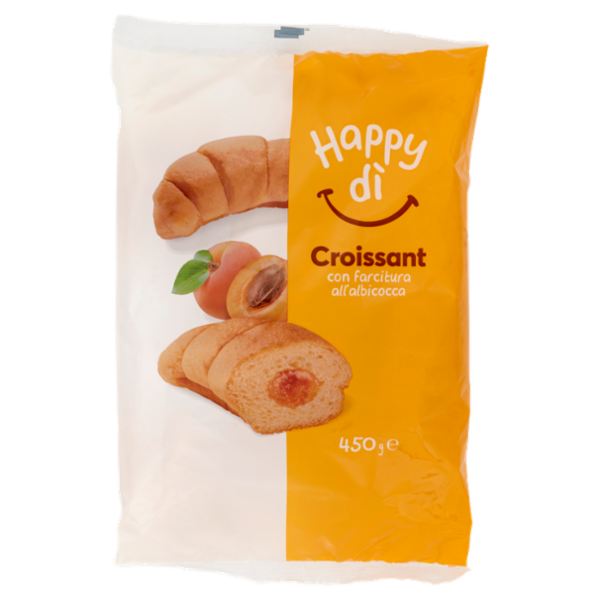 Happy dì Croissant all'Albicocca 9x50 g