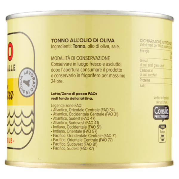 Consilia Tonno all'Olio di Oliva 620 g