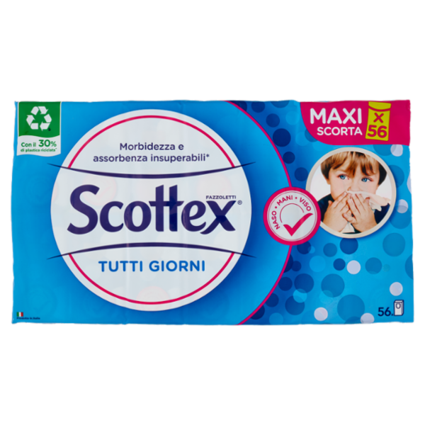 Scottex Tutti Giorni Fazzoletti 3 veli 56 pz