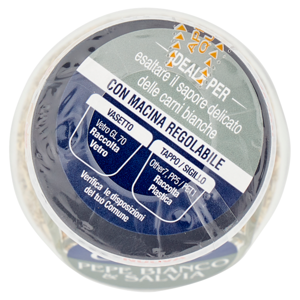 La Drogheria 1880 Sapori Creativi Pepe Bianco & Salvia 40 g