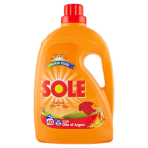 Sole Detersivo Lavatrice Proteggi Colore Con Olio Di Argan 40 Lavaggi 2 L