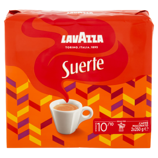 Lavazza Suerte Caffè Macinato 2 x 250 g