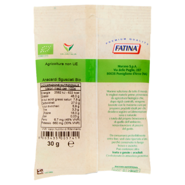 Fatina Bio Anacardi 30 g