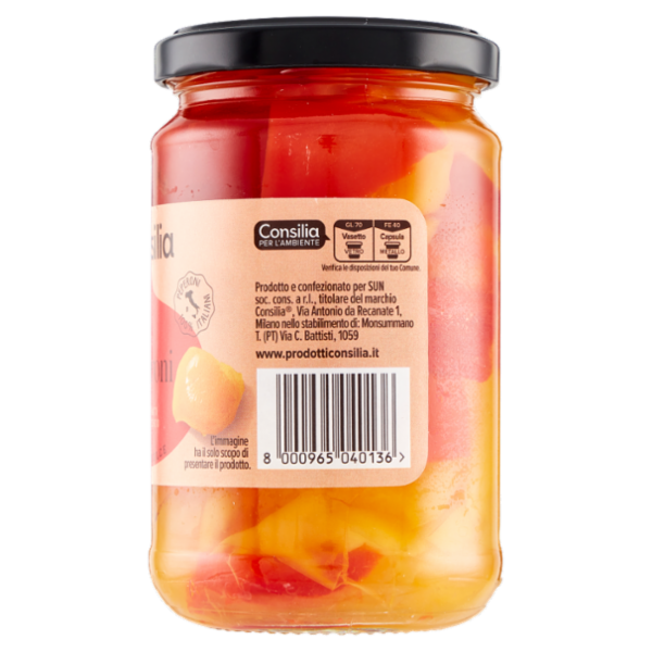 Consilia Peperoni Giallo Rossi in Agrodolce 300 g