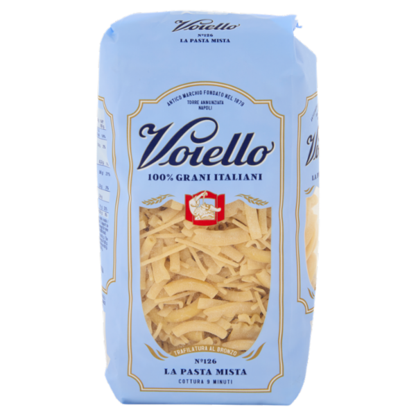 Voiello Pasta La Pasta Mista N°126 Grani 100% Italiani Trafilata Bronzo 500g
