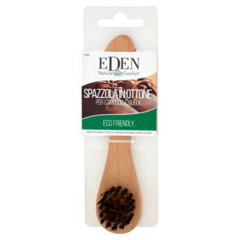 Eden Natural Comfort Spazzola In Ottone Per Camoscio e Nubuk