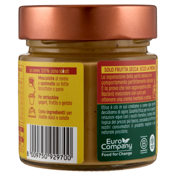 Euro Company 100% Crema di Anacardi Bio 175 g