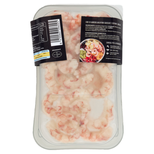 Pescanova Gamberi Argentini sgusciati, devenati e surgelati 200 g