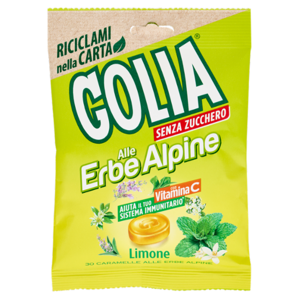 Golia alle Erbe Alpine Limone 60 g