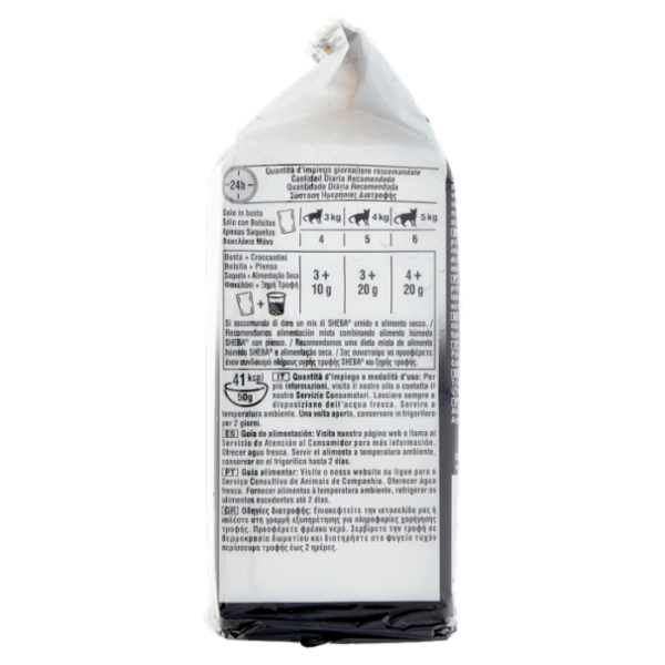 Sheba Délices du Jour Cibo Umido Gatto in Salsa con Manzo e Pollo 6 x 50 g