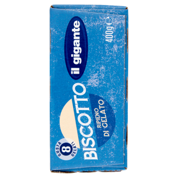 IL GIGANTE Biscotto Ripieno di Gelato 8 x 50 g