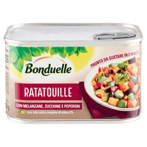 Bonduelle Ratatouille con Melanzane, Zucchine e Peperoni 375 g