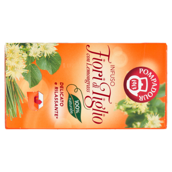 Pompadour Infuso Fiori di Tiglio con Lemongrass bustine 20 x 1,75 g