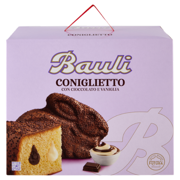 Bauli Coniglietto con Cioccolato e Vaniglia 650 g
