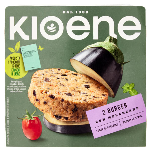 Kioene 2 Burger con Melanzane 200 g