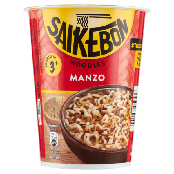 Saikebon Noodles Manzo 60 g